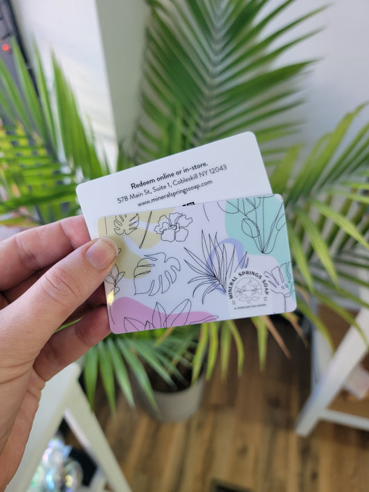 Mineral Springs Soap Gift Card