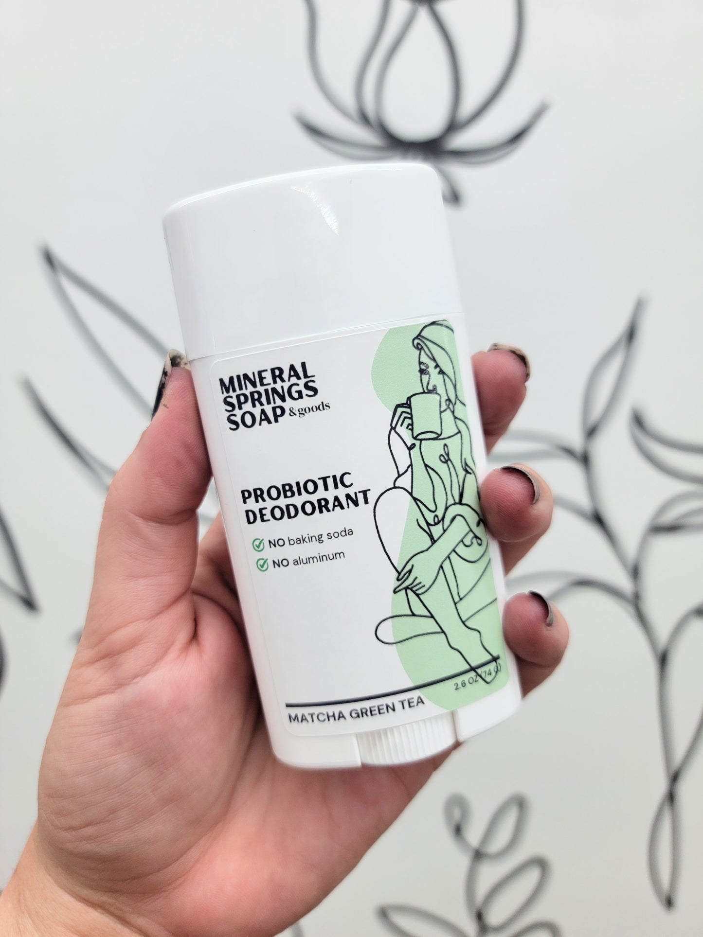 Probiotic Deodorant (Baking Soda Free, Aluminum Free)