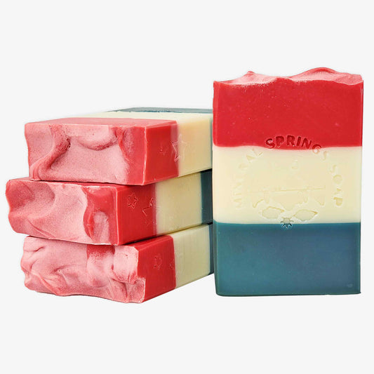 Fireworks Patriotic Popsicle Handcrafted Soap