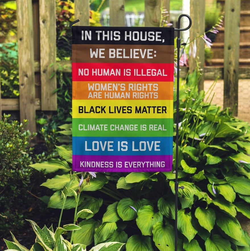 Inclusive Garden Flags