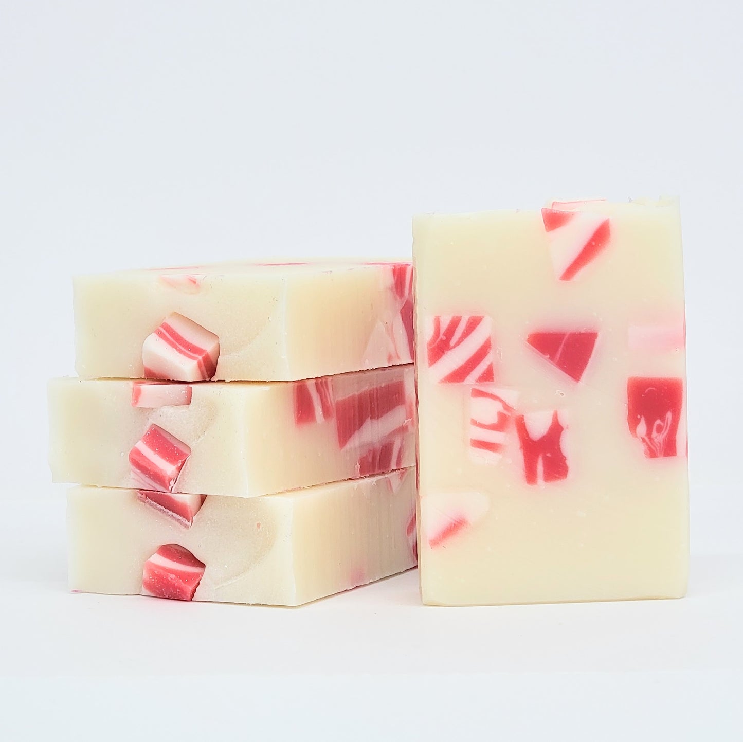 Candy Cane Peppermint Vanilla Twist Soap