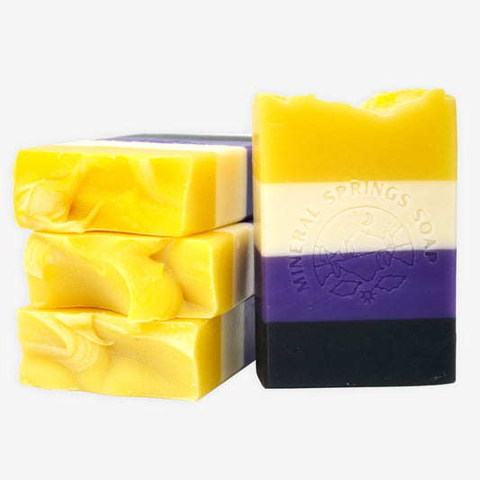 Enby Pride Jasmine Cucumber Handcrafted Soap