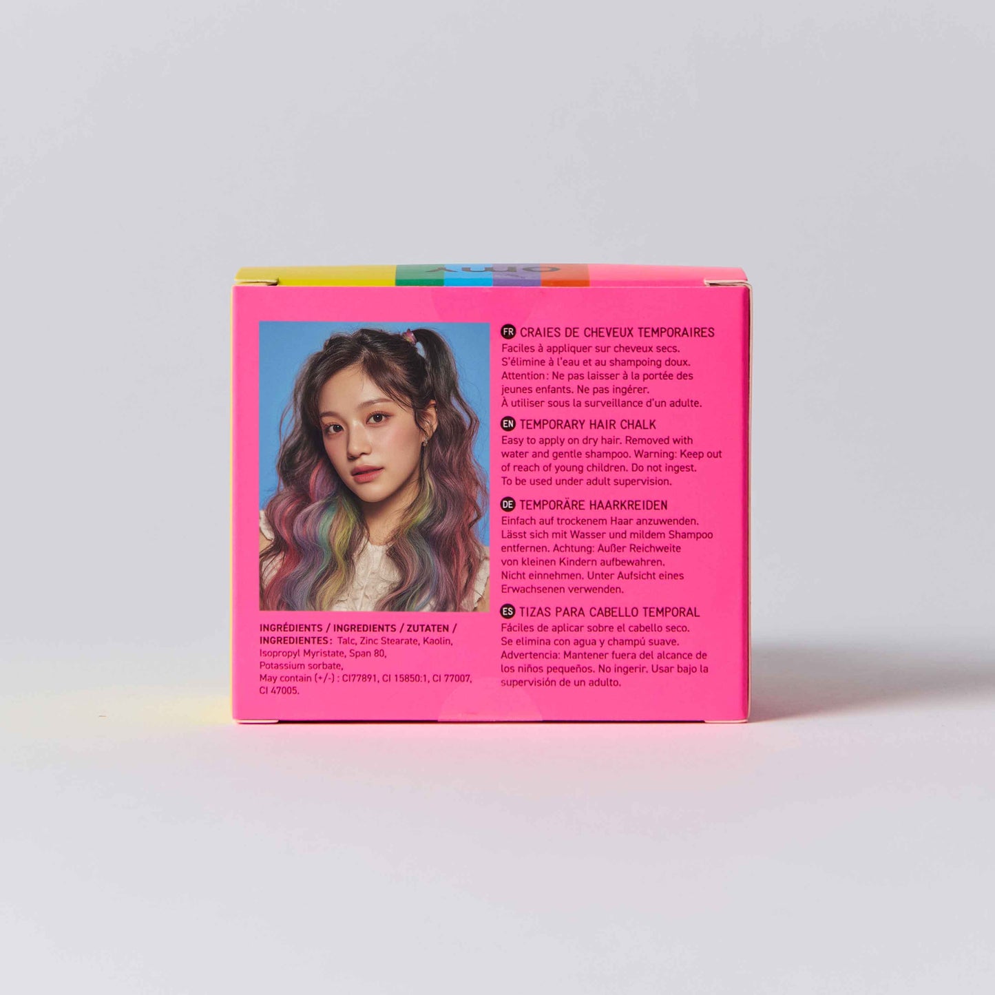 Rainbow Temporary Hair Color