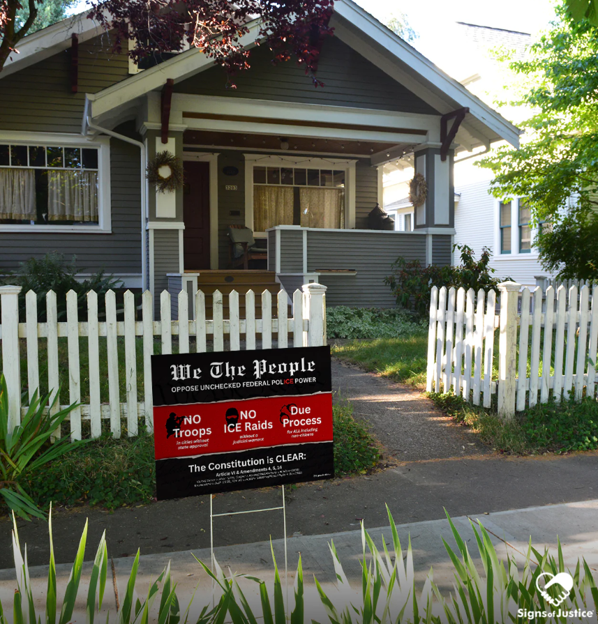 Signs of Justice Yard Signs