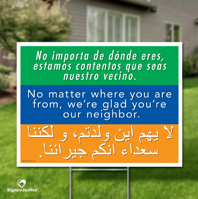 Signs of Justice Yard Signs
